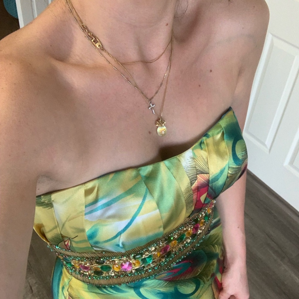 Stunning Peacock Gown